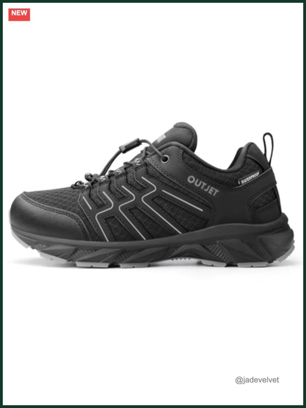 Women's Waterproof Hiking Shoes Quick Laces Lightweight Breathable Non-Slip